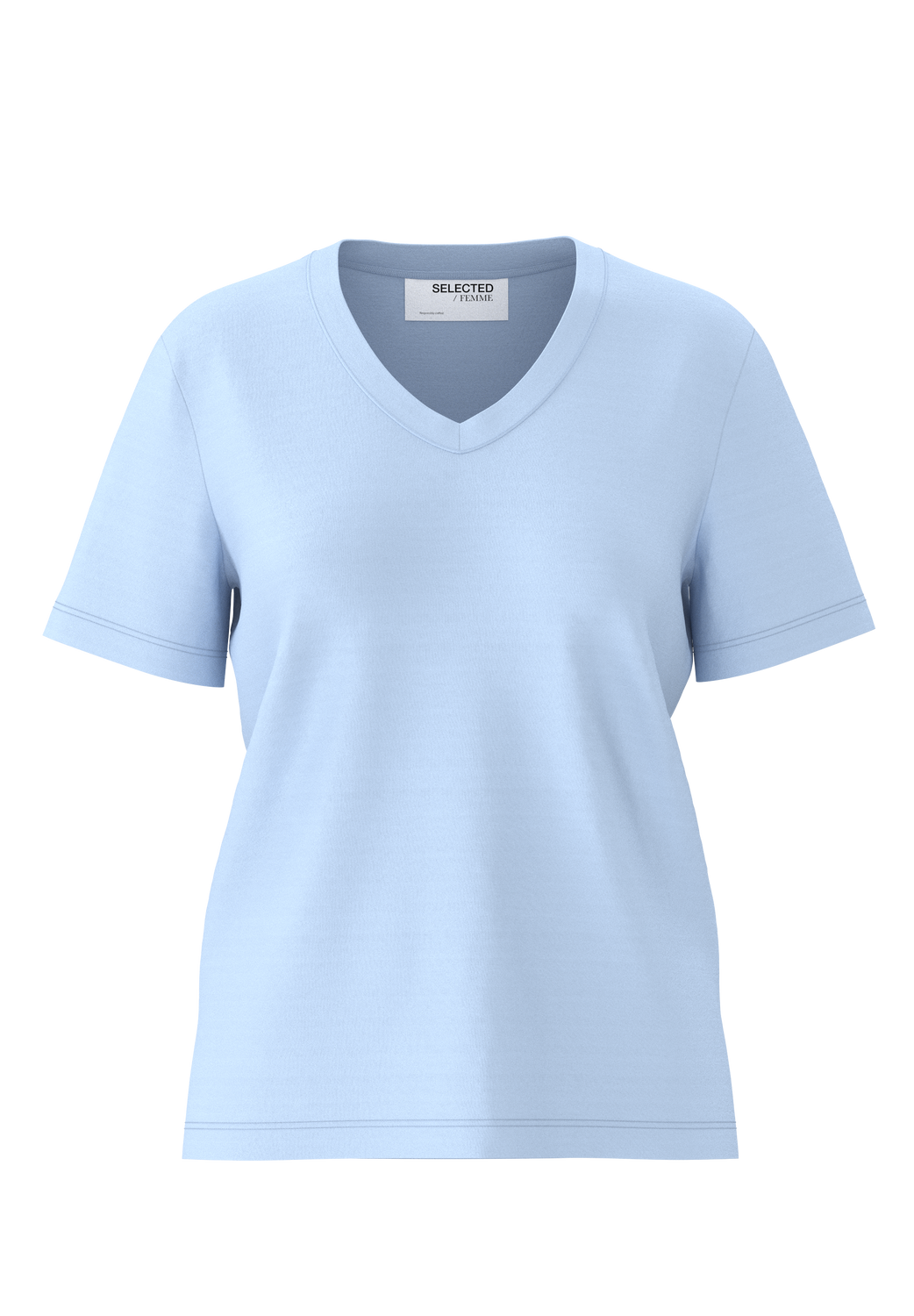 SLFESSENTIAL T-Shirt - Cashmere Blue